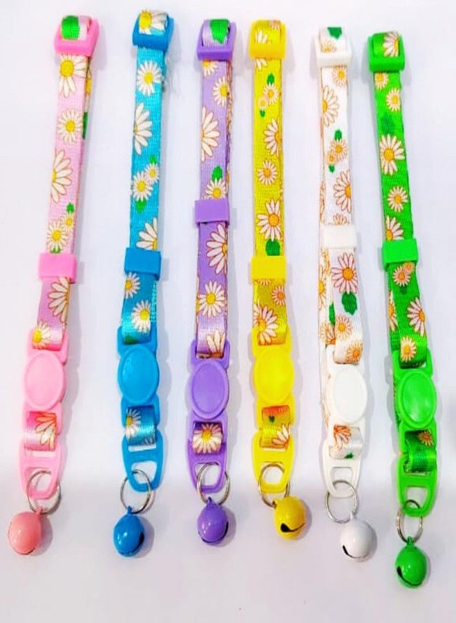 KittuPet Designer Printed Cat Collar | Nylon Material with Bell & Safety Buckle for Kitten - Image 1
